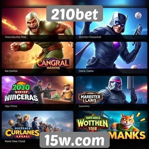 Diferenciais de games disponíveis na 210bet