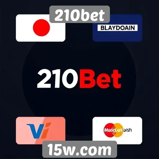 Métodos de pagamento aceitos no site 210bet